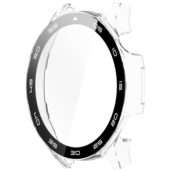 Pouzdro 2v1 + tvrzené sklo pro Huawei Watch GT 5 46mm, průhledné