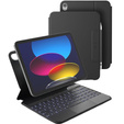 Pouzdro s klávesnicí pro iPad 11" 2025 A16 (11 gen.) / iPad 10.9" 2022 (10 gen.), Dexnor Magnetic Keyboard Touchpad, černé