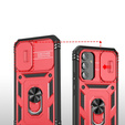 Pouzdro pro Samsung Galaxy A54 5G, CamShield Slide, červené / černé