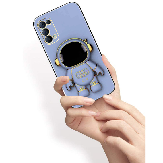 Pouzdro pro Oppo Reno5 Z/ A94 5G, Astronaut, modré