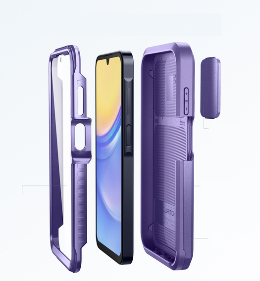 Pouzdro pro Samsung Galaxy A15 5G, Suritch Basic, fialové
