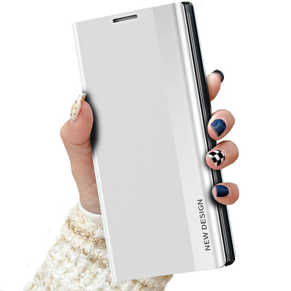 Klopové pouzdro pro Xiaomi Poco X5 Pro 5G / Redmi Note 12 Pro, Side Magnetic, stříbrné