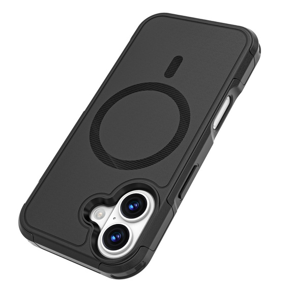 Pouzdro MagForce pro iPhone 17, pro MagSafe, pancéřované, černé
