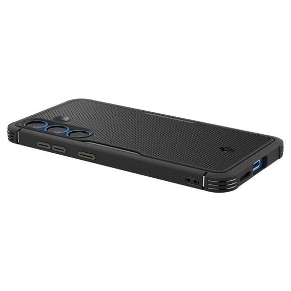 Pouzdro Spigen pro Samsung Galaxy S25+ Plus, Core Armor MagSafe, černé + 9H tvrzené sklo