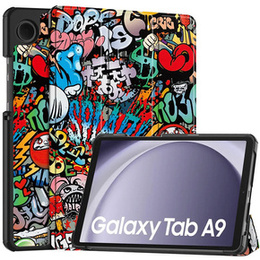 Pouzdro pro Samsung Galaxy Tab A9, Smartcase, graffiti