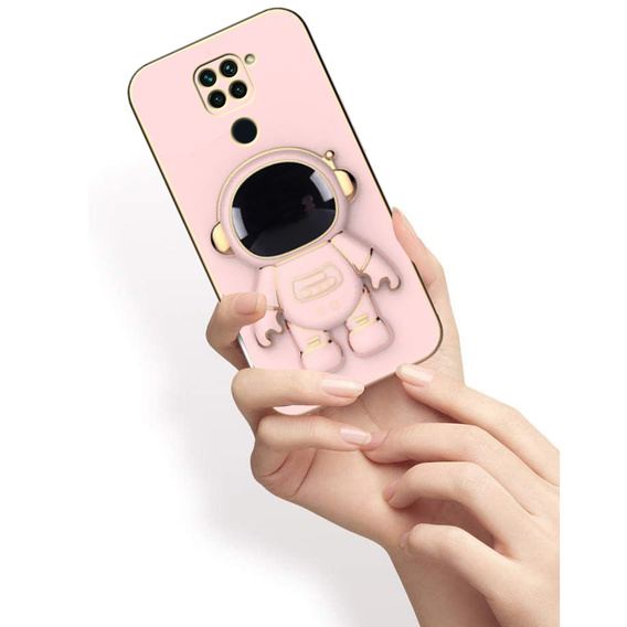 Pouzdro pro Xiaomi Redmi Note 9, Astronaut, růžové