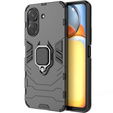 Pouzdro pro Xiaomi Redmi 13C / Poco C65, Kickstand Ring, černé