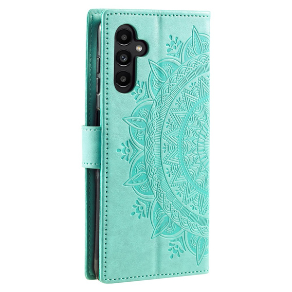 Klopové pouzdro pro Samsung Galaxy A05s 4G, Mandala, modrý