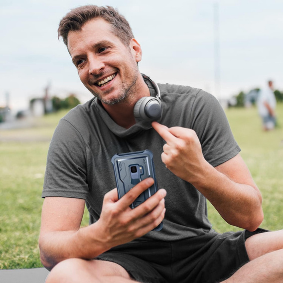 Pancéřové pouzdro pro Samsung Galaxy S9, Dexnor Full Body, modré