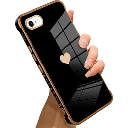 Pouzdro pro iPhone 7/8/SE 2020/SE 2022, Electro heart, černé