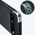 Pouzdro pro Google Pixel 9 / Google Pixel 9 Pro, Fusion Hybrid, transparentní / černé