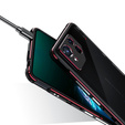 Pouzdro pro ASUS ROG Phone 8 Pro, Armor Bumper, s krytem objektivu, černá / červená