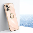 Pouzdro pro POCO X5 Pro 5G, Electro Ring, růžové rose gold