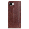Pouzdro pro Iphone 16E, Wallet Litchi Leather, hnědé