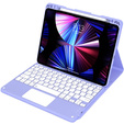 Pouzdro + klávesnice iPad Air 10.9 4 2020 / 5 2022, Touchpad, fialové
