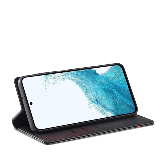 Flipové pouzdro pro Samsung Galaxy A35 5G, Carbon LC.IMEEKE, černé