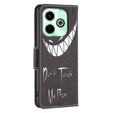 Klopové pouzdro pro Infinix Hot 40i, Wallet, Don't Touch My Phone černé