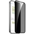2x Tvrzené sklo pro iPhone 12 / 12 Pro, ERBORD 9H Easy App Anti-Peep