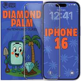 Tvrzené sklo Diamond Palm pro iPhone 16