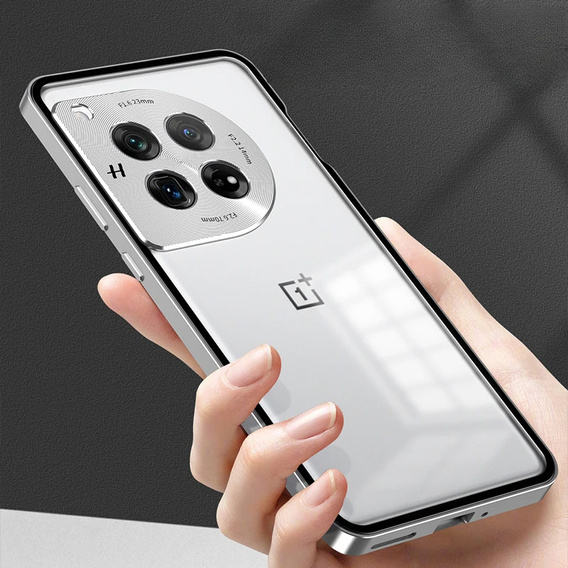 Pouzdro pro OnePlus 13R, Frame Case, stříbrné