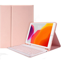 Pouzdro + klávesnice iPad 9.7 2017 / iPad 9.7 2018 / Air / Air 2, růžové rose gold