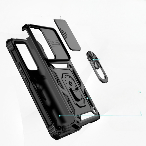 Pouzdro pro Xiaomi 12T 5G / 12T Pro 5G, CamShield Slide, černé