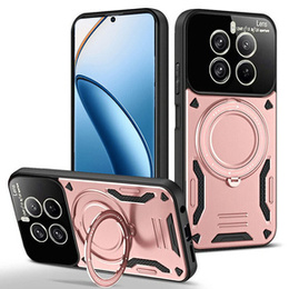 Obrněné pouzdro pro Realme 12 Pro 5G / 12 Pro+ 5G, Magnetic Ring, růžové