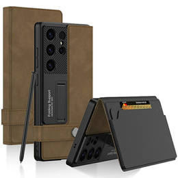Flipové pouzdro pro Samsung Galaxy S25 Ultra, GKK Card Slot Wallet, černé