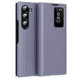 Flipové pouzdro pro Samsung Z Fold6 5G, Smart View Wallet, levandulové