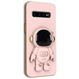 Pouzdro pro Samsung Galaxy S10, Astronaut, růžové rose gold