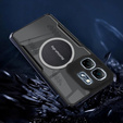 Pouzdro pro Infinix Hot 50i 4G, s magnetickou fólií, transparentní / černé