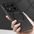Pouzdro pro Xiaomi Redmi Note 14 Pro 5G, Leather Hybrid MagSafe, černé