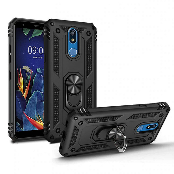 Pancéřové pouzdro pro LG K40, Nox Case Ring, černé