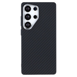 Pouzdro pro Samsung Galaxy S25 Ultra, Carbon Fiber MagSafe, černé