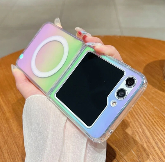 Pouzdro pro Samsung Galaxy Z Flip7 FE / Z Flip6, Fusion Hybrid, pro MagSafe, vícebarevné