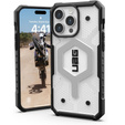 Pouzdro Urban Armor Gear pro iPhone 15 Pro Max, Pathfinder MagSafe, transparentní / černé