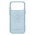 Spigen pouzdro pro iPhone 17 Pro, Silicone Fit MagSafe, Mute Blue