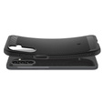Pouzdro Spigen pro Samsung Galaxy A16 4G/ 5G, Rugged Armor MagSafe, černé + tvrzené sklo 9H
