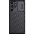 Pouzdro pro Samsung Galaxy S22 Ultra, obrněné Nillkin, CamShield Pro, černé