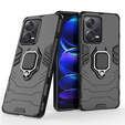 Pouzdro pro Xiaomi Poco X5 Pro 5G, Kickstand Ring, černé