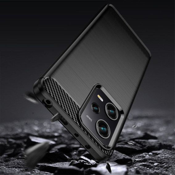 Pouzdro pro Xiaomi Poco X5 Pro 5G, Carbon, černé