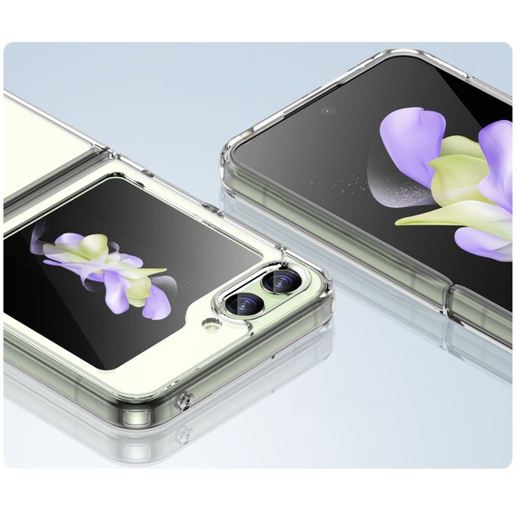 Pouzdro pro Samsung Galaxy Z Flip 5 5G, Fusion Hybrid, průhledné