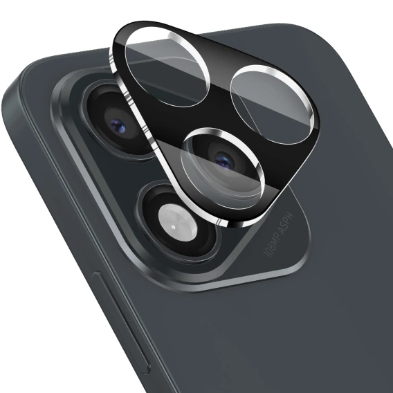 Tvrzené sklo na fotoaparát pro Honor 400 Lite, černé