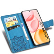 Klopové pouzdro pro Honor 400 5G, Butterfly, modré
