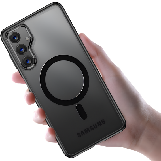 Pouzdro pro Samsung Galaxy A35 5G, Fusion Hybrid, pro MagSafe, černé
