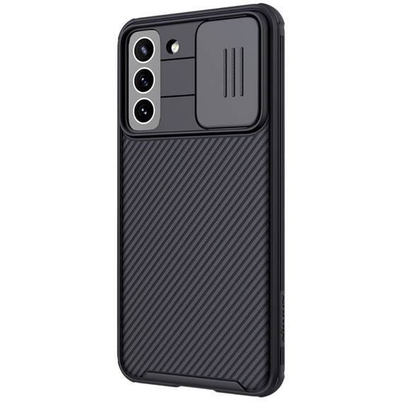 Pouzdro pro Samsung Galaxy S21 FE, obrněné Nillkin, CamShield Pro, černé