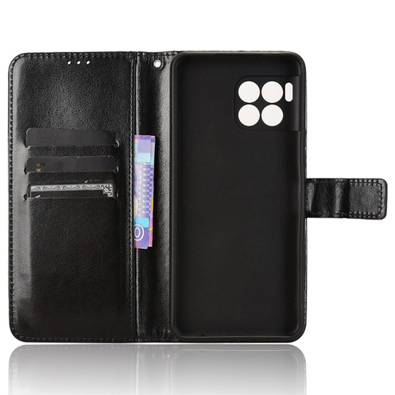 Klopové pouzdro pro T Phone 2 Pro 5G, Crazy Horse Wallet, černé