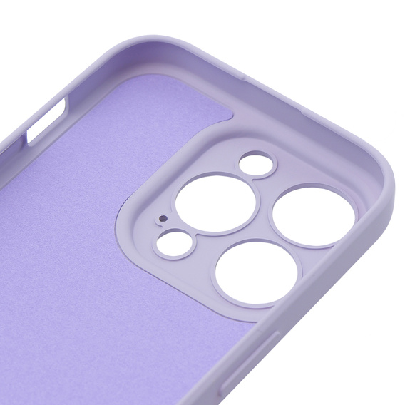 Pouzdro pro iPhone 15 Pro, Silicone Lite, fialové