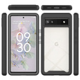 Pouzdro pro Google Pixel 6a, Shockproof, s fólií, černé
