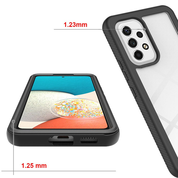 Pouzdro pro Samsung Galaxy A53 5G, Shockproof, s fólií, modré